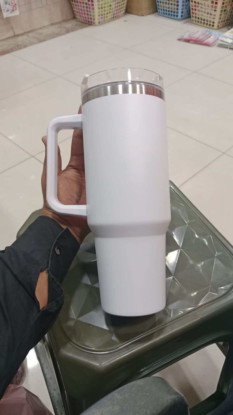 Stanley 40oz (1200ml) Stainless Steel Vacuum Insulated Tumbler with Straw – Random Colors | Stanley Plain