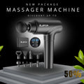 4-in-1 Deep Tissue Massage Gun – Handheld Electric Muscle Therapy Device with 4 Interchangeable Attachments