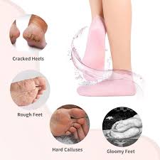 Silicone Gel Heel Socks for Cracked Heels – Moisturizing Foot Care