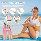 Electric Eyebrow Trimmer & Shaver 2-in-1 – Women's Facial Hair Removal Device, Painless & Rechargeable