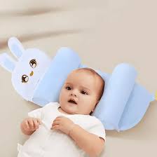 Newborn Baby Head Shaping Pillow – Soft, Adjustable & Portable Infant Cushion for Flat Head Prevention