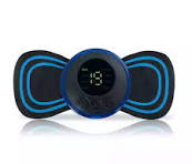 Portable EMS Electric Massager Patch for Neck, Back & Full Body – Muscle Pain Relief, TENS Therapy, Rechargeable Mini Massager for Arms & Shoulder Pain