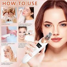 Electric Face Vacuum Blackhead Remover – Deep Pore Cleaner for Nose & Face | Portable Skincare Tool