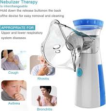 Portable Mesh Nebulizer – Quiet, Low-Power Personal Respiratory Inhaler for Home & Travel Use**