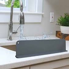 Silicone Sink Splash Guard – Anti-Spill Faucet Stopper, Flexible Oil-Proof Water Baffle with Suction Cups