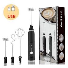 Rechargeable Coffee Beater – USB Milk Frother for Coffee, Cappuccino, Latte, Matcha & Hot Chocolate | High-Speed Stainless Steel Whisk