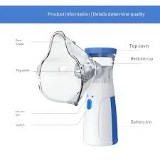 Portable Mesh Nebulizer – Quiet, Low-Power Personal Respiratory Inhaler for Home & Travel Use**