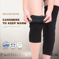 Winter Cashmere Wool Knee Brace Pads – Warm Thermal Knee Protectors for Men & Women